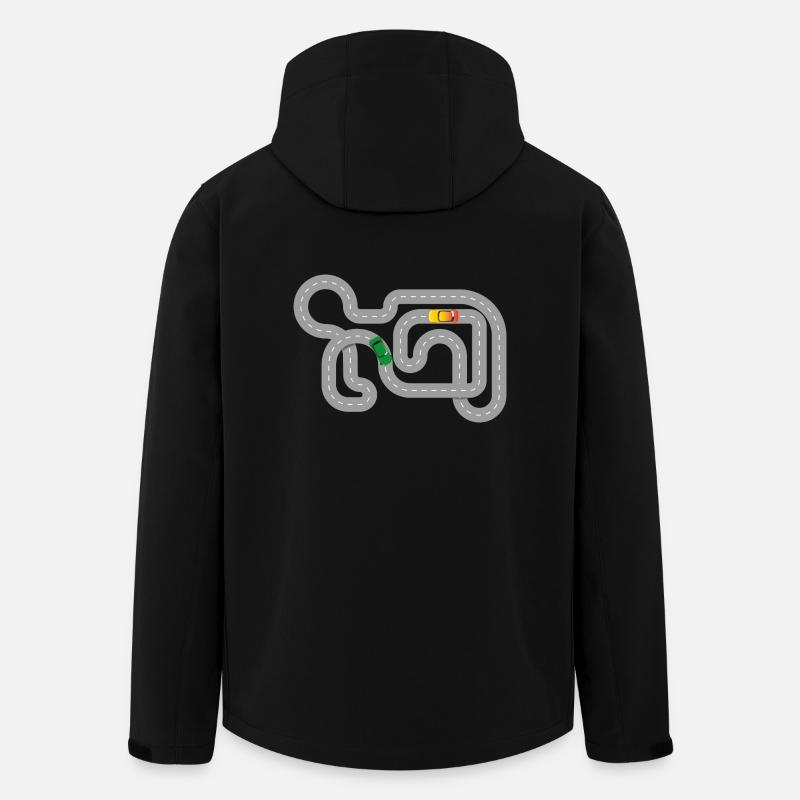 Voitures de course - slotcar - Veste softshell homme en polyester recyclé Stanley/Stella - noir