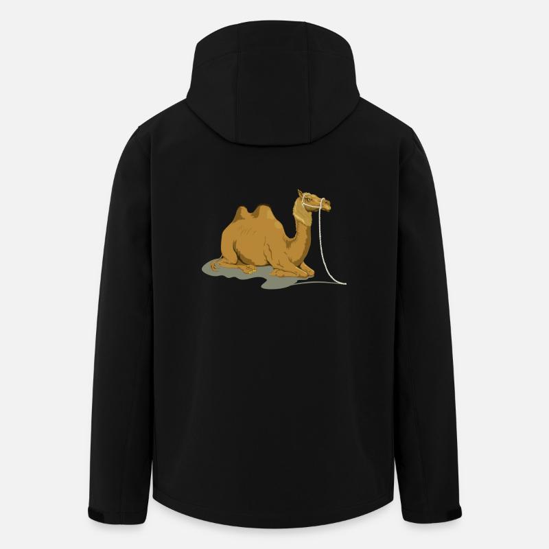 Kamel - Recycelte Männer Softshell-Jacke von Stanley/Stella - Schwarz