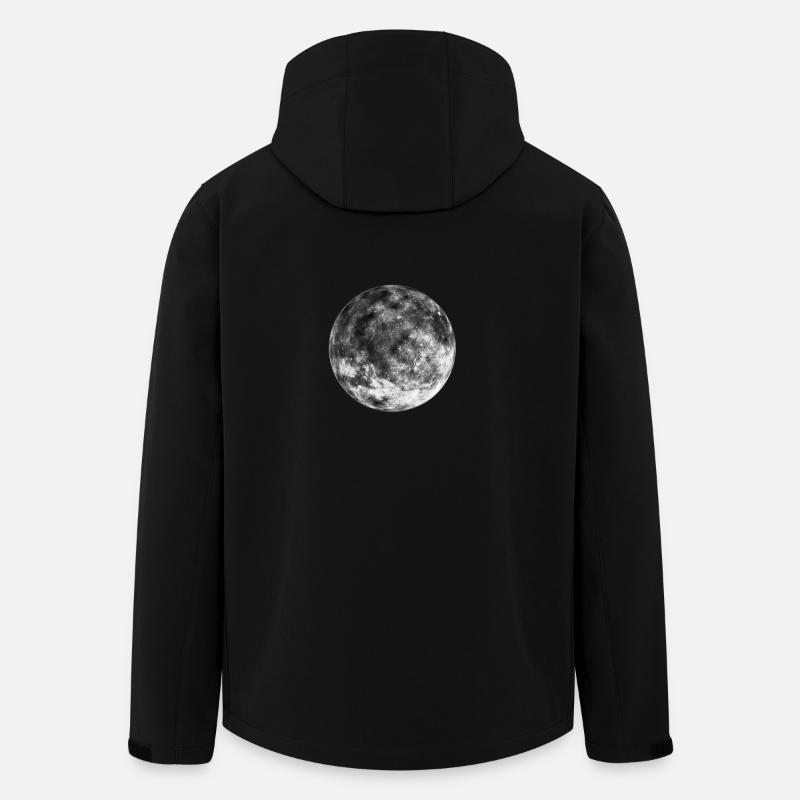 Der Mond - Recycelte Männer Softshell-Jacke von Stanley/Stella - Schwarz