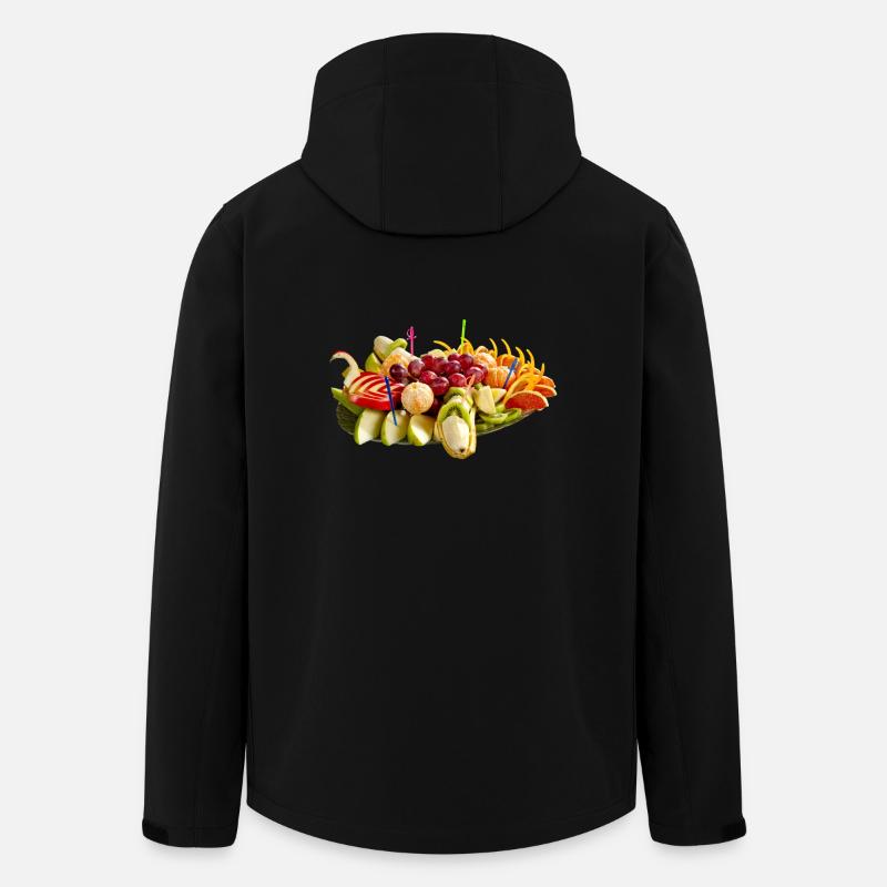 Leckeres Obst - Recycelte Männer Softshell-Jacke von Stanley/Stella - Schwarz
