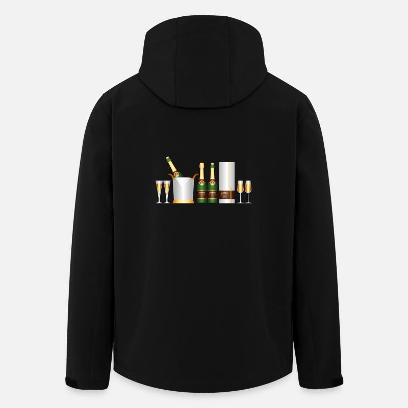 Set Sekt - Recycelte Männer Softshell-Jacke von Stanley/Stella - Schwarz