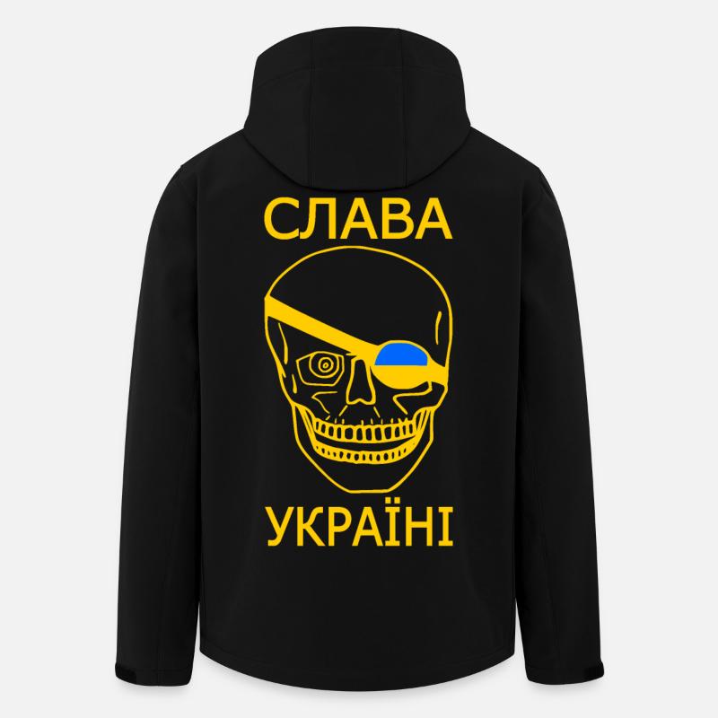 Slava ukraini - Recycelte Männer Softshell-Jacke von Stanley/Stella - Schwarz