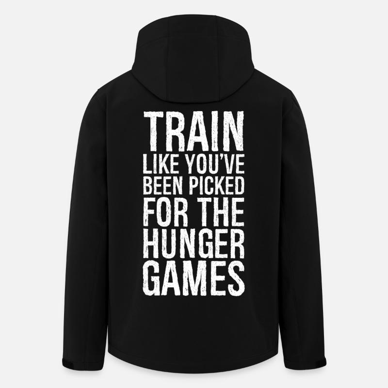train like you've been picked - Recycelte Männer Softshell-Jacke von Stanley/Stella - Schwarz