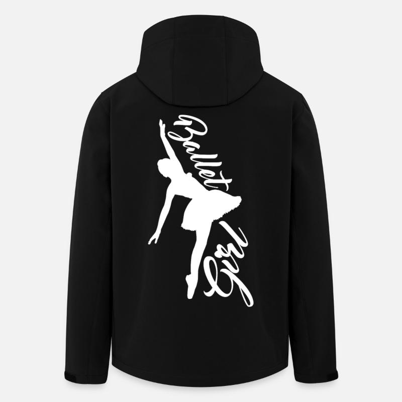 Ballettmädchen - Recycelte Männer Softshell-Jacke von Stanley/Stella - Schwarz