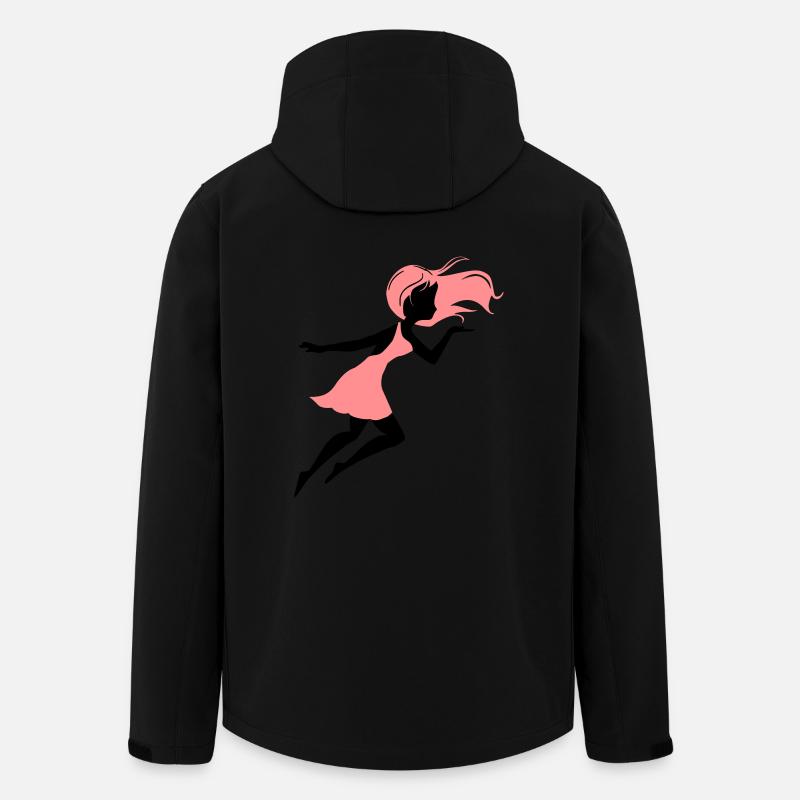 girly de - Veste softshell homme en polyester recyclé Stanley/Stella - noir