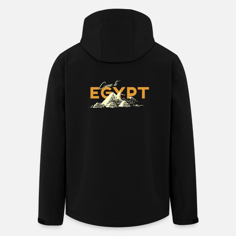 viens en egypte - Veste softshell homme en polyester recyclé Stanley/Stella - noir
