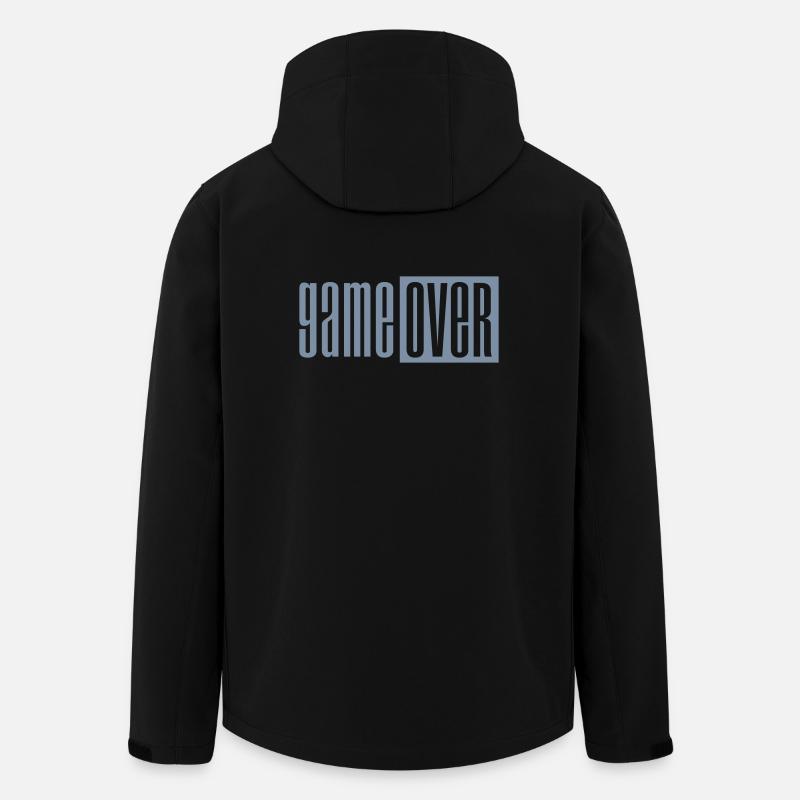 Game over deluxe - Veste softshell homme en polyester recyclé Stanley/Stella - noir