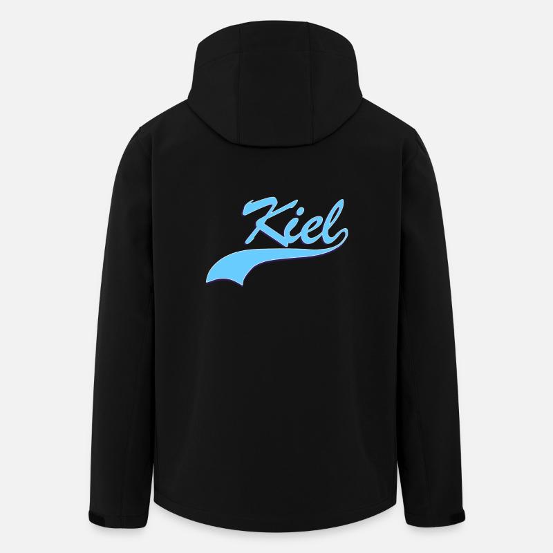 Kiel - Recycelte Männer Softshell-Jacke von Stanley/Stella - Schwarz