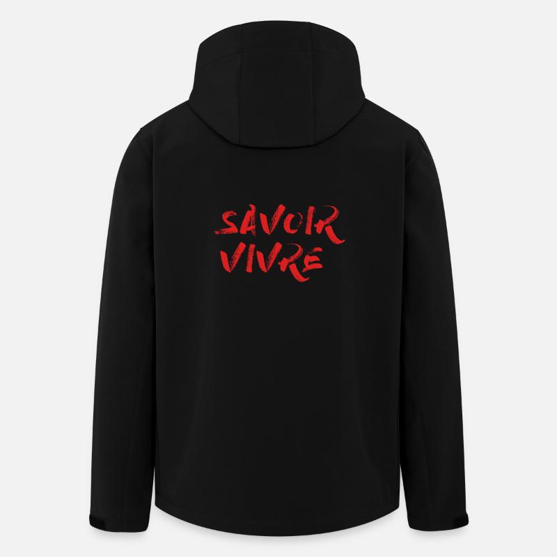 SAVOIR VIVRE 2018 04 - Recycelte Männer Softshell-Jacke von Stanley/Stella - Schwarz