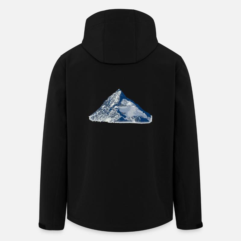 Grossglockner - Recycelte Männer Softshell-Jacke von Stanley/Stella - Schwarz