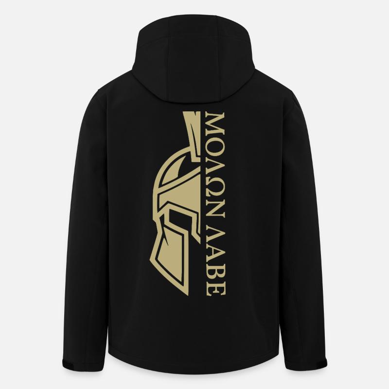 Molon Labe Come and get it ! - Men’s Recycled Softshell Jacket by Stanley/Stella - black