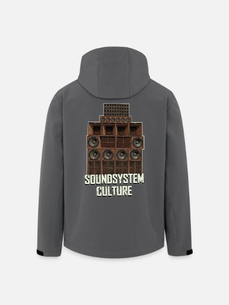 Soundsystem Culture - Men’s Recycled Softshell Jacket by Stanley/Stella - black
