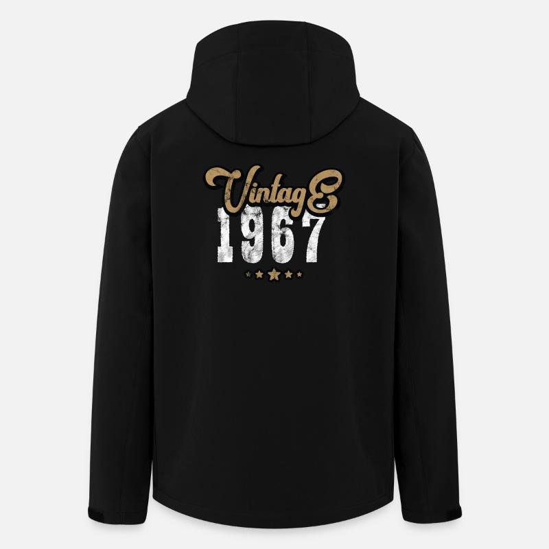 Millésime 1967 - Veste softshell homme en polyester recyclé Stanley/Stella - noir