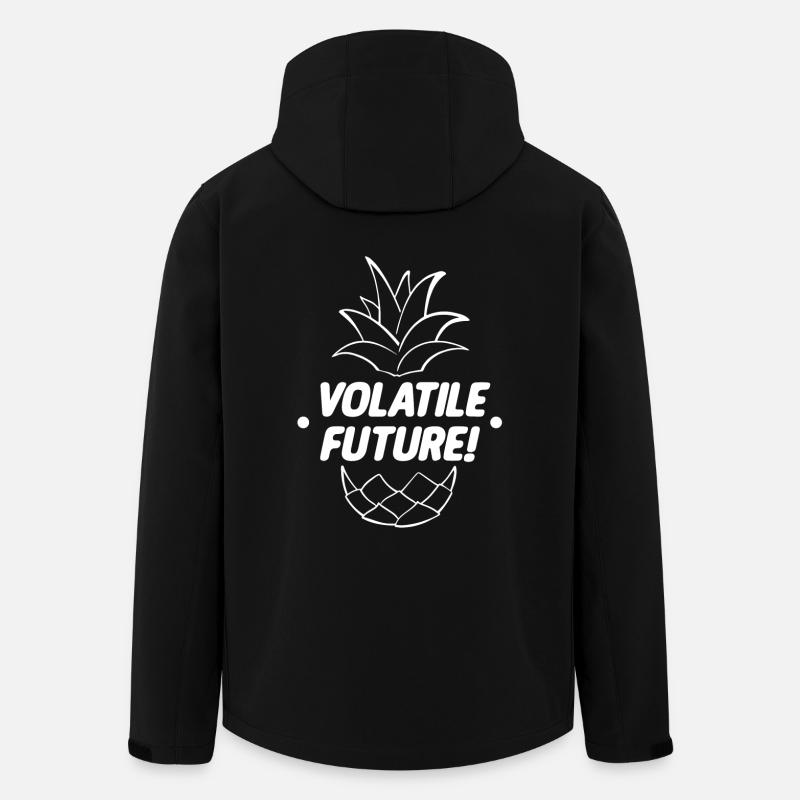 VOLATILE FUTURE! White - Veste softshell homme en polyester recyclé Stanley/Stella - noir