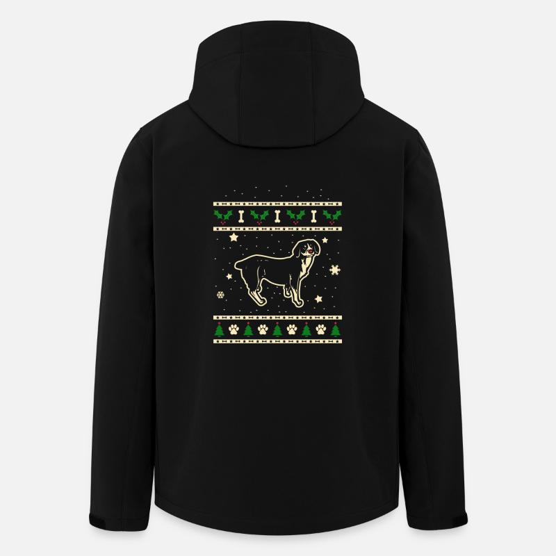 Entlebuch Cadeau de Noël - Veste softshell homme en polyester recyclé Stanley/Stella - noir