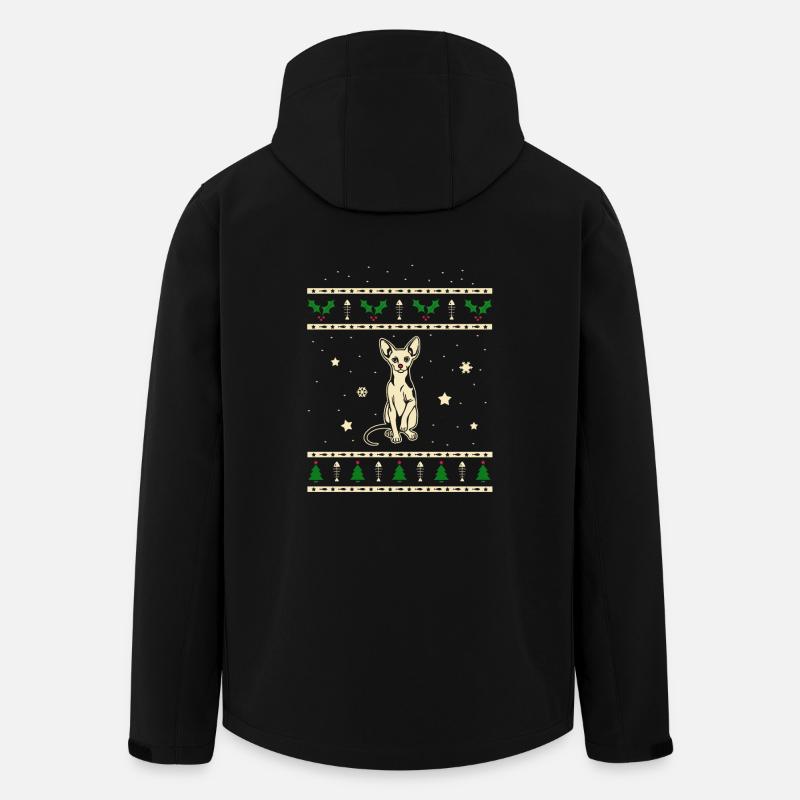 Sphynx Weihnachtsgeschenk - Recycelte Männer Softshell-Jacke von Stanley/Stella - Schwarz