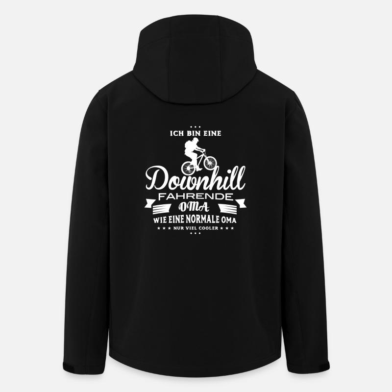 Descente chemise grand-maman cool - Veste softshell homme en polyester recyclé Stanley/Stella - noir