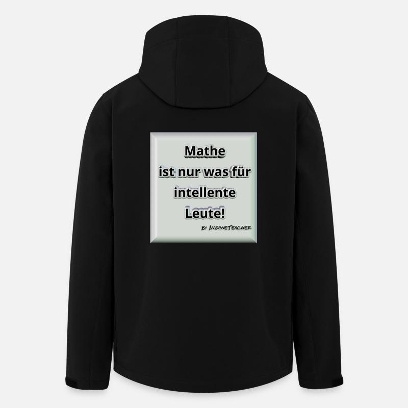 Mathe! Intelligent. Geschenk / Geschenkidee - Recycelte Männer Softshell-Jacke von Stanley/Stella - Schwarz