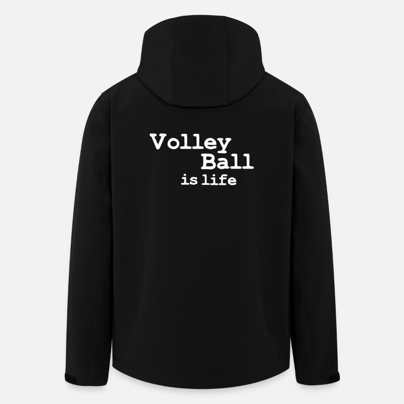 volleyball is life - Recycelte Männer Softshell-Jacke von Stanley/Stella - Schwarz