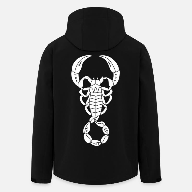 White Scorpion - Men’s Recycled Softshell Jacket by Stanley/Stella - black