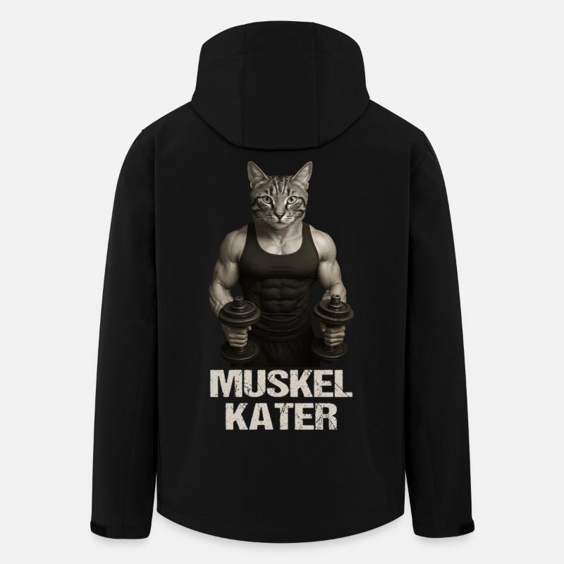 Muskelkater - Recycelte Männer Softshell-Jacke von Stanley/Stella - Schwarz