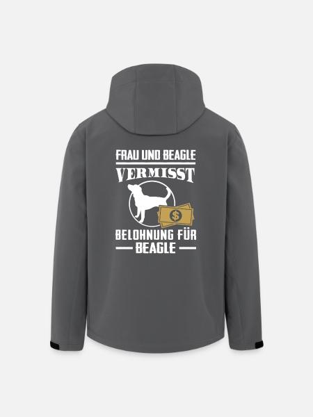 Beagle Shirt-Belohung - Recycelte Männer Softshell-Jacke von Stanley/Stella - Schwarz