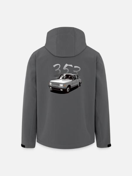 Wartburg 353 - Recycelte Männer Softshell-Jacke von Stanley/Stella - Schwarz