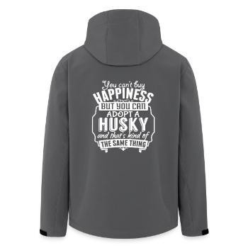 Chemise Husky Lovers - Veste softshell homme en polyester recyclé Stanley/Stella - noir - Dos - AI Model Male 185 light (185cm)