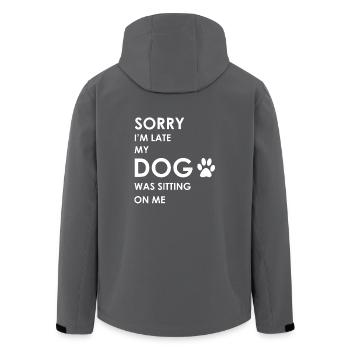 Chiens, chiens, chiens, propriétaire de chiens - Veste softshell homme en polyester recyclé Stanley/Stella - noir - Dos - AI Model Male 185 light (185cm)