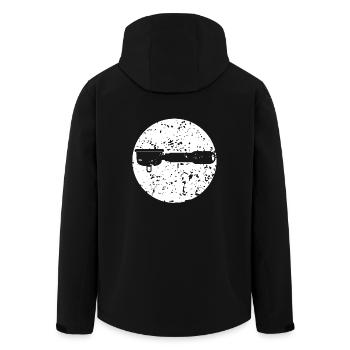 Machine à expresso Portafilter caféine cadeau - Veste softshell homme en polyester recyclé Stanley/Stella - noir - Dos - AI Model Male 185 light (185cm)