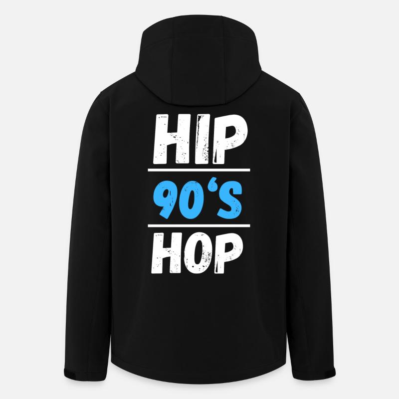 90er HipHop Style Design - Recycelte Männer Softshell-Jacke von Stanley/Stella - Schwarz