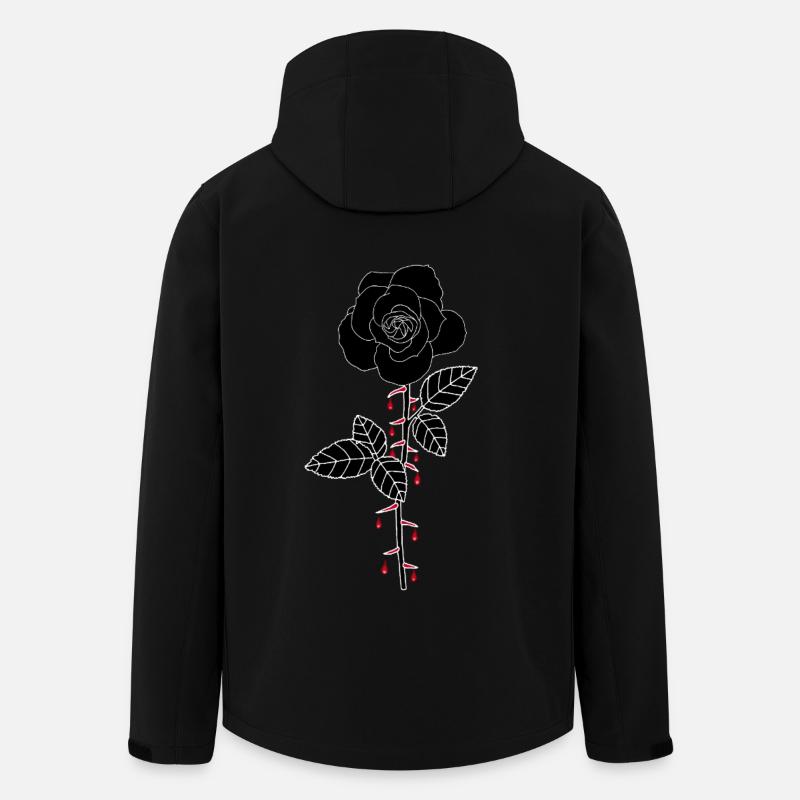 Bloody Rose - Men’s Recycled Softshell Jacket by Stanley/Stella - black