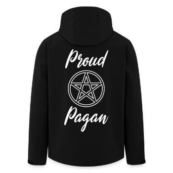 Beltane bénédictions du 1er mai Proud Pagan - Veste softshell homme en polyester recyclé Stanley/Stella - noir - Dos - AI Model Male 185 light (185cm)