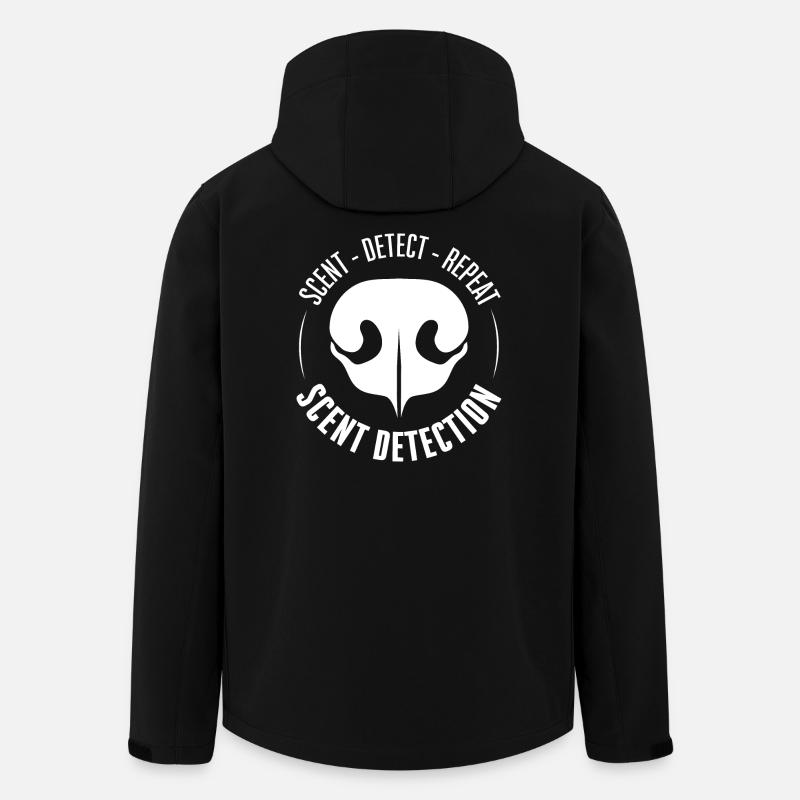 SCENT DETECTION Hundetraining Hunde Suchhunde - Recycelte Männer Softshell-Jacke von Stanley/Stella - Schwarz