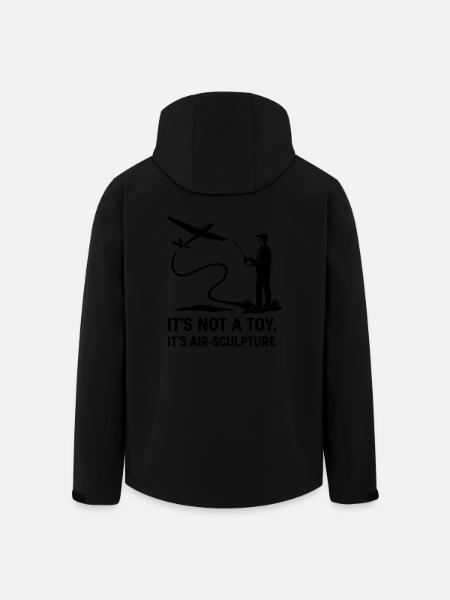 0005 air sculpture - Recycelte Männer Softshell-Jacke von Stanley/Stella - Schwarz