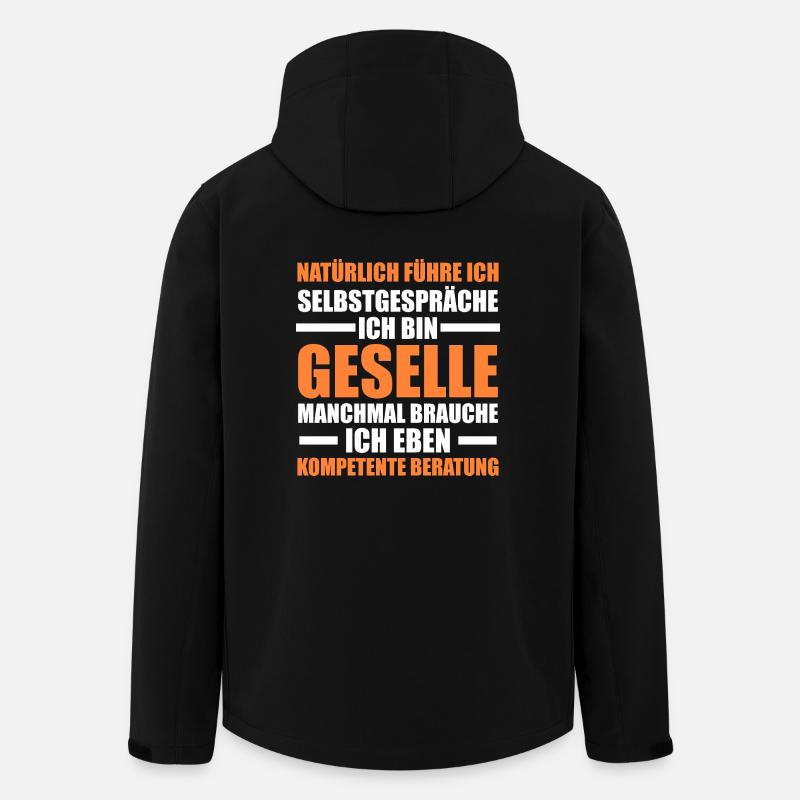 Geselle Handwerk Gesellenbrief Geschenk - Recycelte Männer Softshell-Jacke von Stanley/Stella - Schwarz