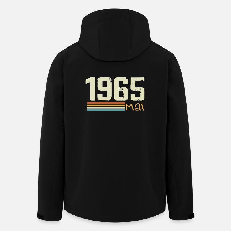 Mai 1965 - Veste softshell homme en polyester recyclé Stanley/Stella - noir