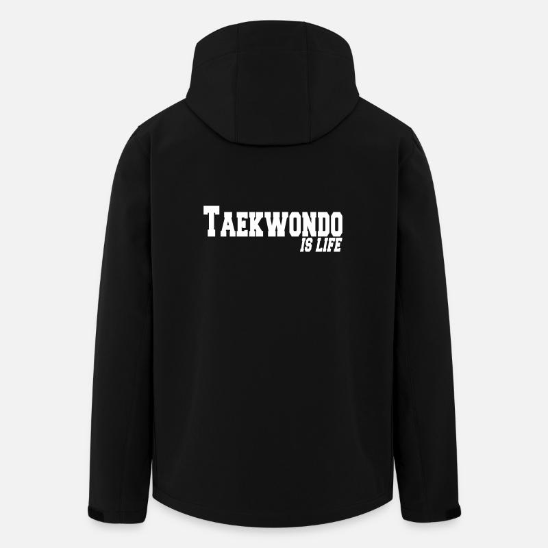 taekwondo is life - Recycelte Männer Softshell-Jacke von Stanley/Stella - Schwarz
