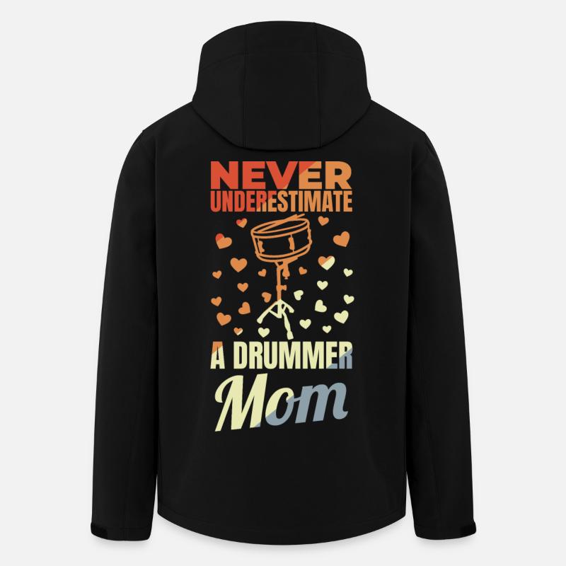 Batteur Mère - Veste softshell homme en polyester recyclé Stanley/Stella - noir