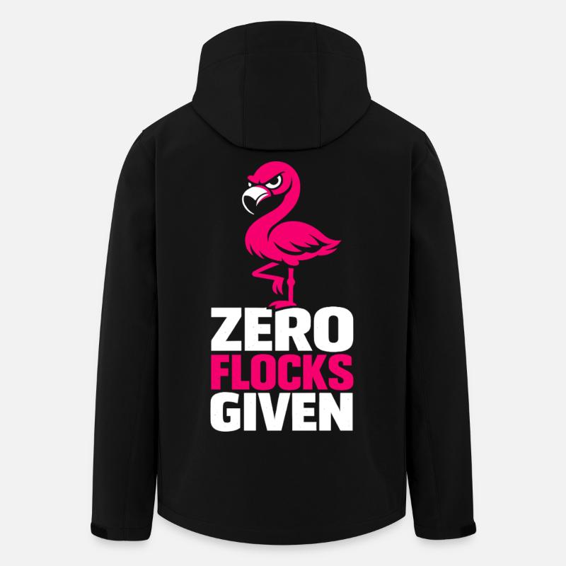 Zero Flocks Given - Men’s Recycled Softshell Jacket by Stanley/Stella - black