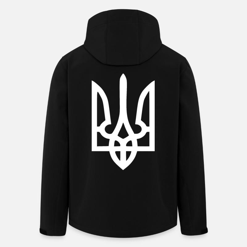 Ukraine - Veste softshell homme en polyester recyclé Stanley/Stella - noir