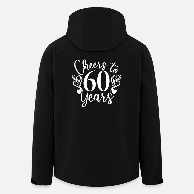 Prost auf 60 Jahre 60. Geburtstag - Recycelte Männer Softshell-Jacke von Stanley/Stella - Schwarz