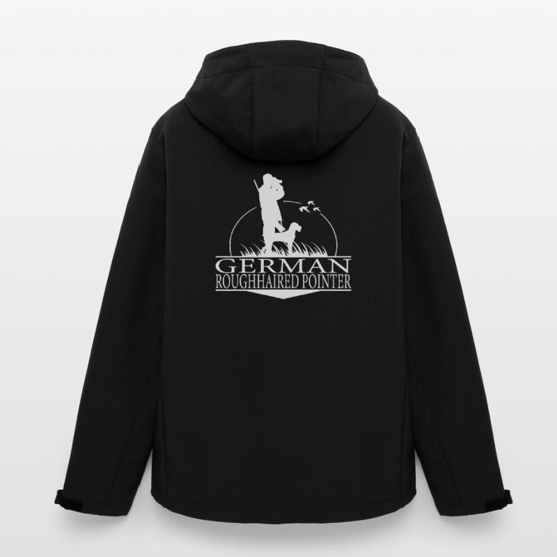 GERMAN ROUGHHAIRED POINTER Jagdhunde Jagd Wilsigns Recycelte Männer Softshell-Jacke von Stanley/Stella