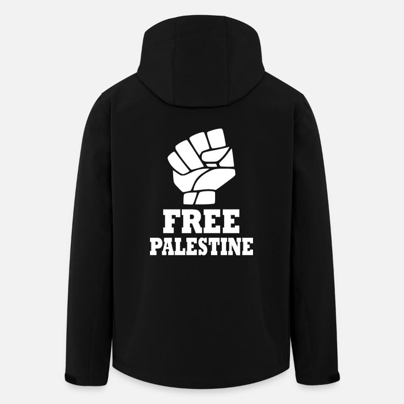 Free palestine - Recycelte Männer Softshell-Jacke von Stanley/Stella - Schwarz