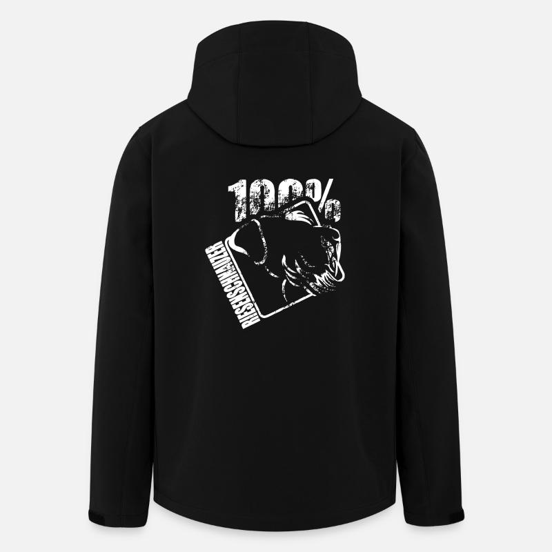 giant 100 - Men’s Recycled Softshell Jacket by Stanley/Stella - black