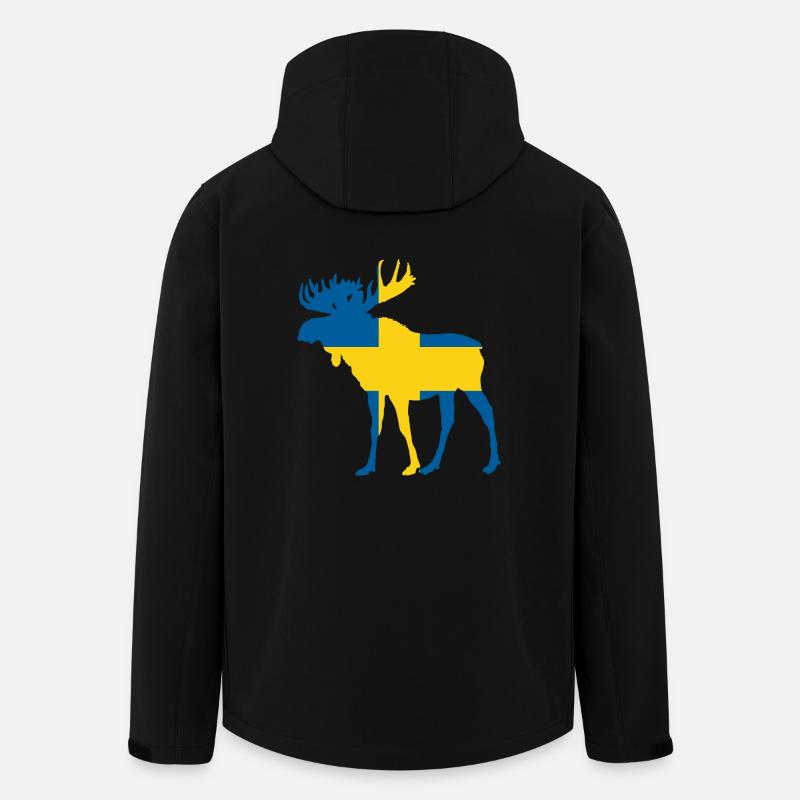 Moose Sweden - Men’s Recycled Softshell Jacket by Stanley/Stella - black