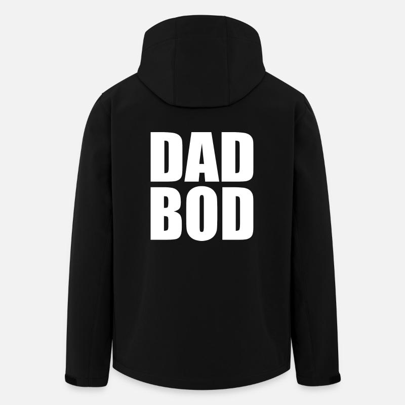 Dad bod - Veste softshell homme en polyester recyclé Stanley/Stella - noir