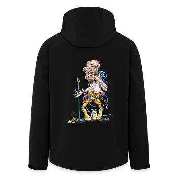 Motherpunker - T-Shirt d’escalade - Veste softshell homme en polyester recyclé Stanley/Stella - noir - Dos - AI Model Male 185 light (185cm)
