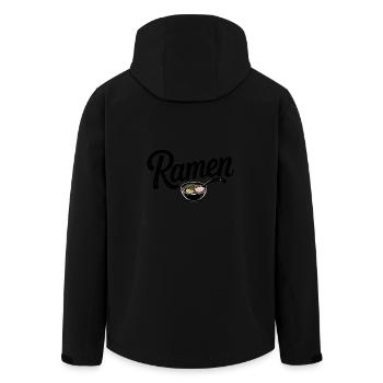 Ramen - Food Lover Design - Recycelte Männer Softshell-Jacke von Stanley/Stella - Schwarz - Hinten - AI Model Male 185 light (185cm)