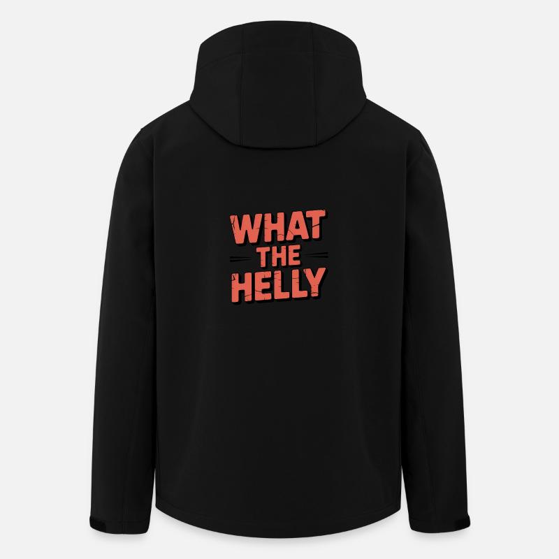 What the Helly - Lustige Memes - Recycelte Männer Softshell-Jacke von Stanley/Stella - Schwarz